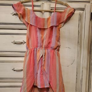 Off the Shoulder Romper Dress